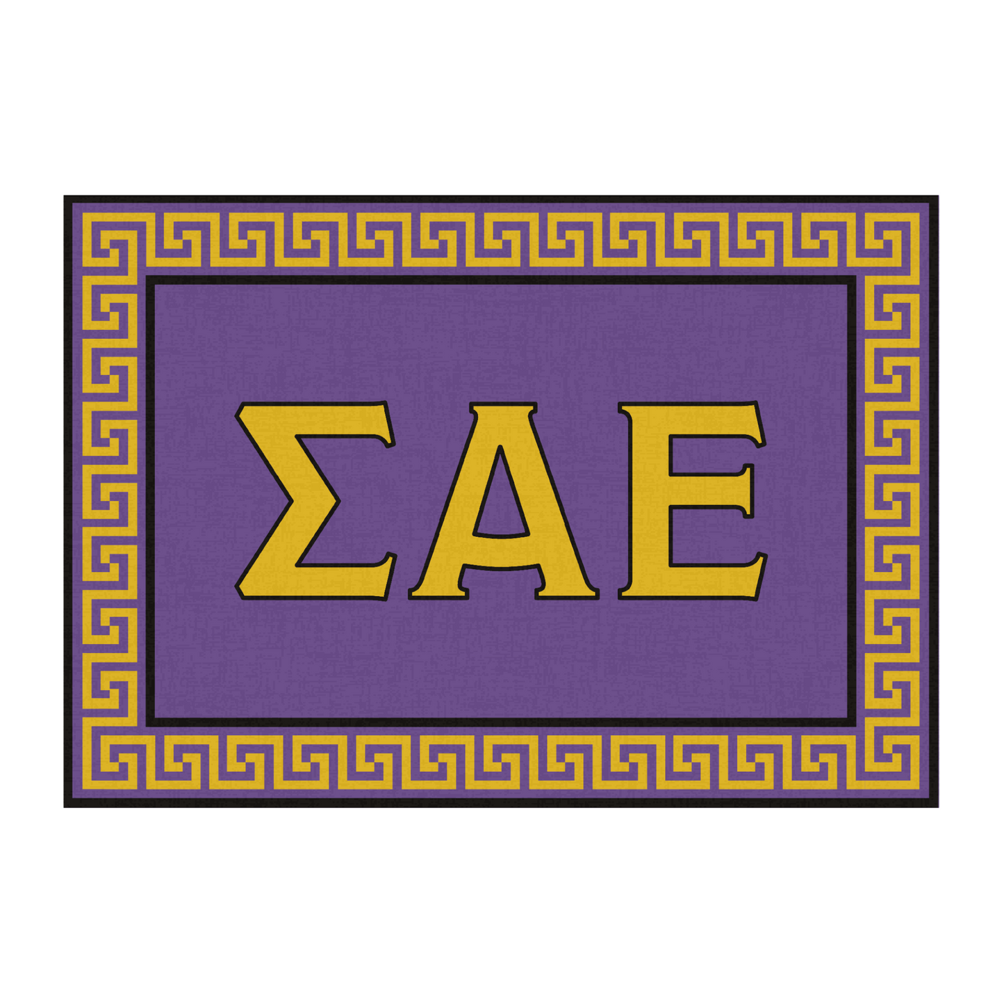 Sigma Alpha Epsilon Rug- Letters