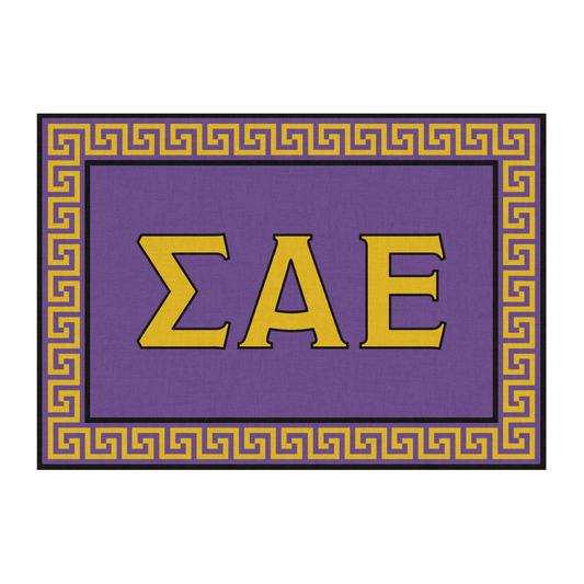 Sigma Alpha Epsilon Rug- Letters