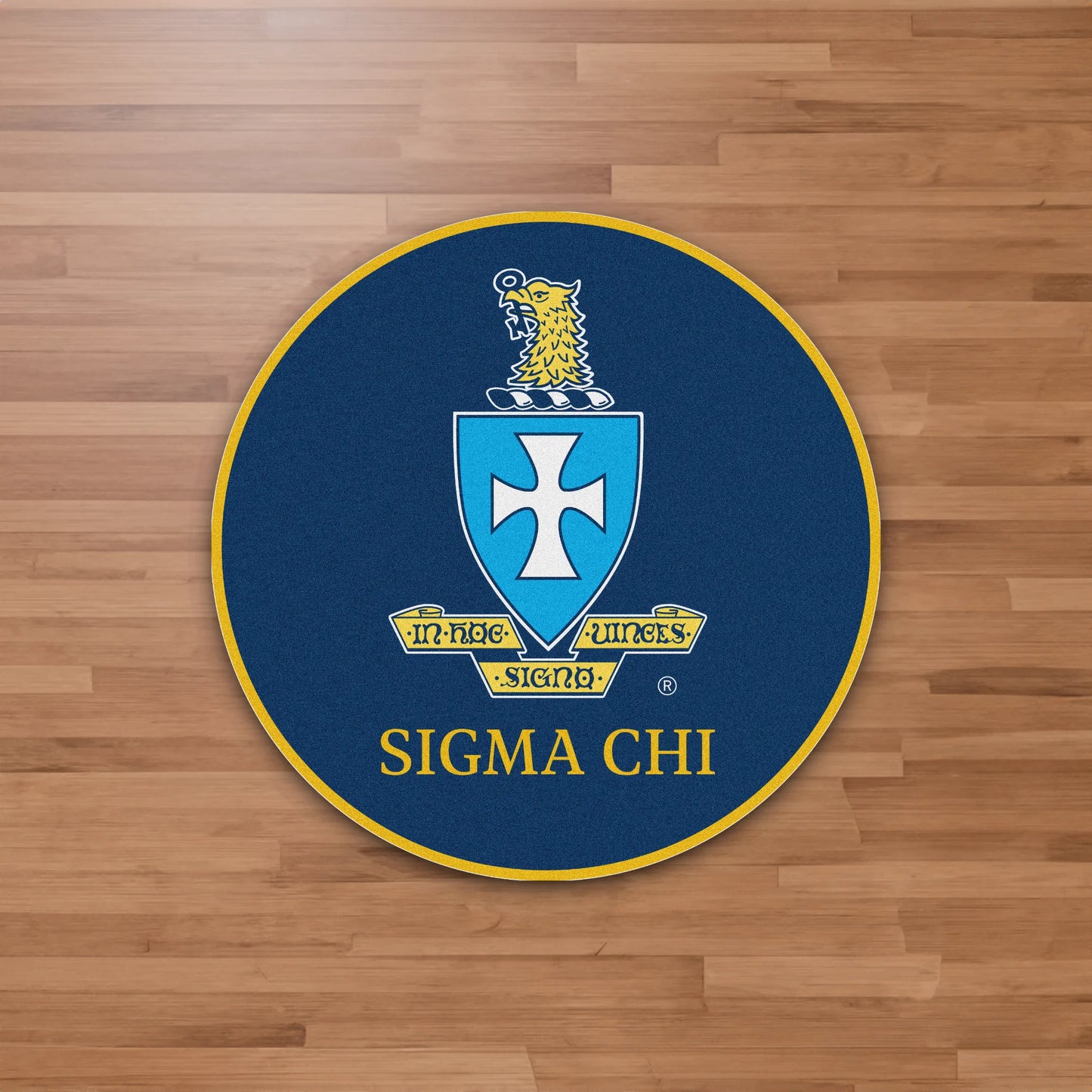 Sigma Chi "Circle Crest" Rug (4' x 4')