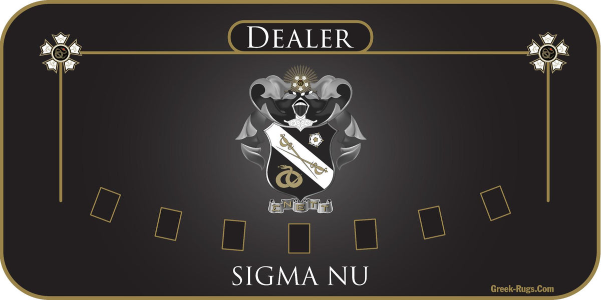 Sigma Mini Mat Sigma Nu Gaming Mat – Greek-Rugs.com