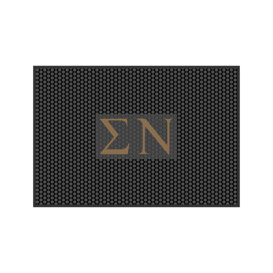 Sigma Nu Shoe Scraper Mat- Letters