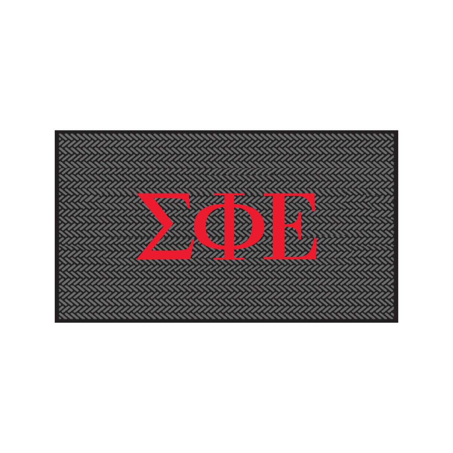 Sigma Phi Epsilon Scraper Mat- Letters