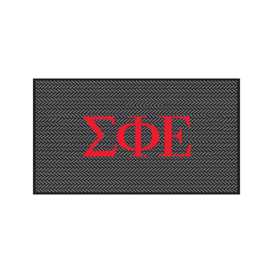 Sigma Phi Epsilon Scraper Mat- Letters