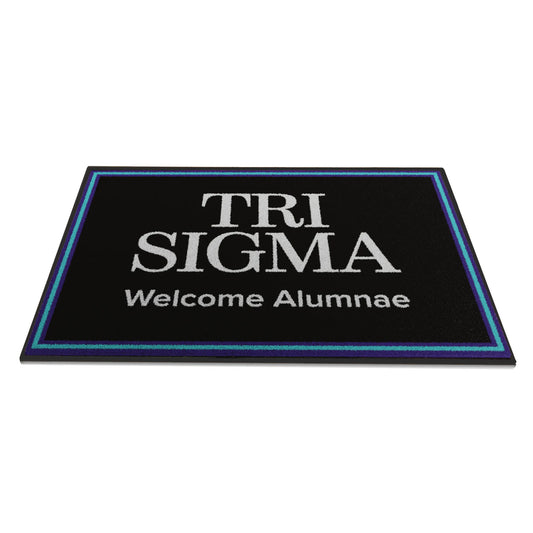 Sigma Sigma Sigma "Alumnae" Mat (4' x 6')