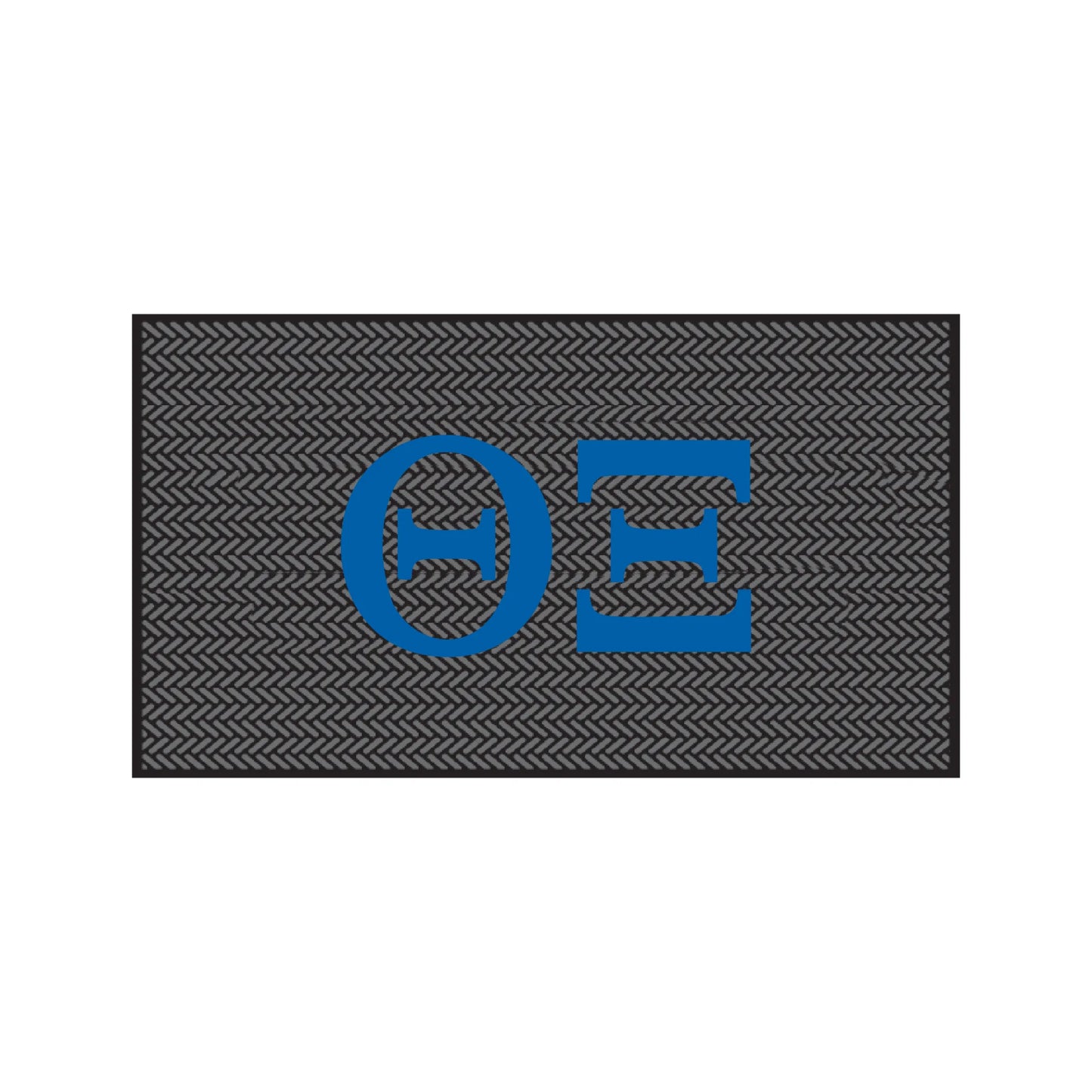 Theta Xi Scraper Mat- Letters