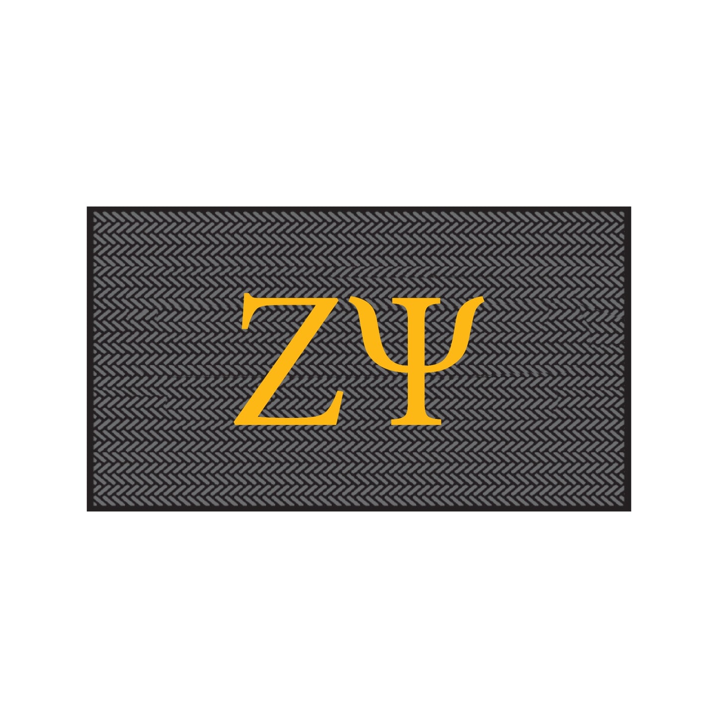 Zeta Psi Scraper Mat- Letters