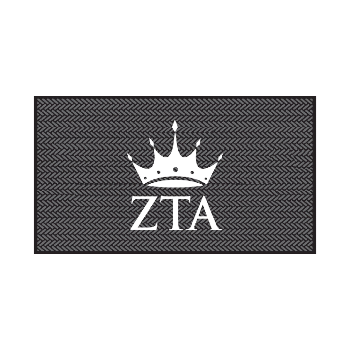 Zeta Tau Alpha Scraper Mat- Spirit