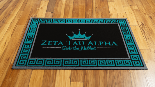 Zeta Tau Alpha "Spirit" Rug (5'4" x  7'8")