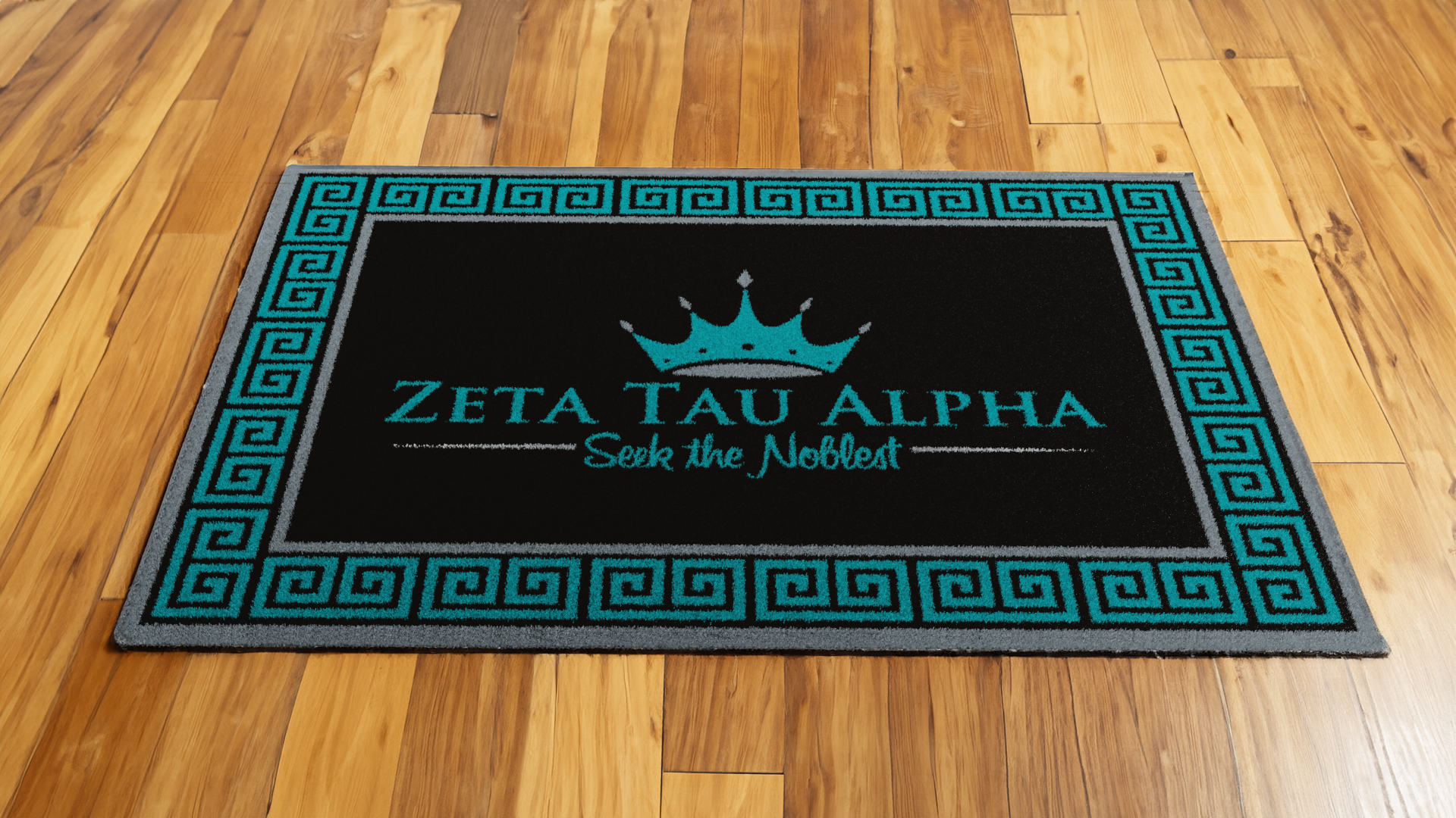 Zeta Tau Alpha "Spirit" Rug (3'10" x 5'4") - Greek-Rugs.com